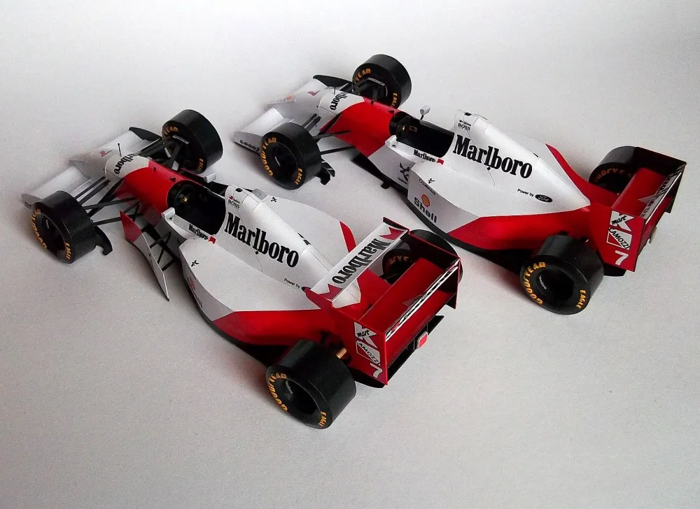 Papierový model McLaren MP48 GP Europa 1993